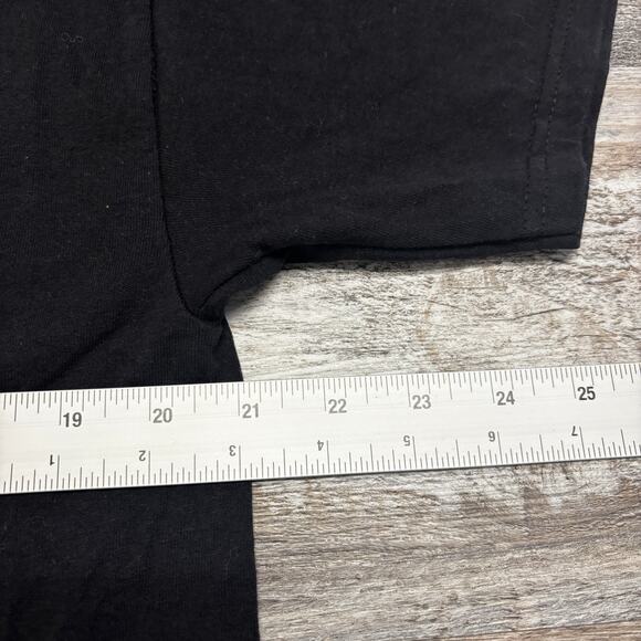 Vintage Y2k Delta Pro Weight Dirty Old Man Black Mens L Funny Joke Quote T-Shirt - Picture 6 of 8